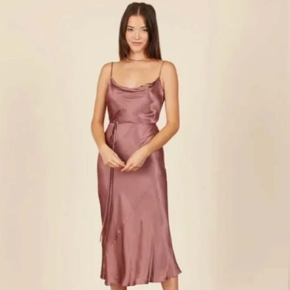 Park & Fifth Rose Satin Dress